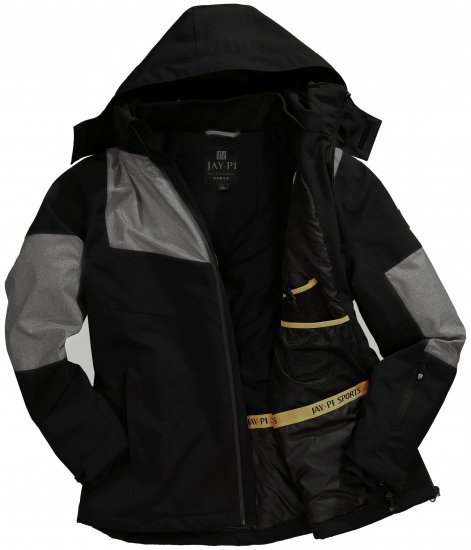 Jay-Pi Ski Jacket Functional Waterproof Windproof Black - Abbigliamento sci - 
