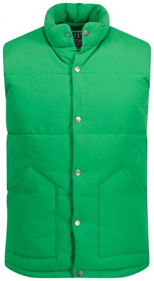 JP1880 818980 Gilet trapuntato in misto cotone Verde chiaro - Giubbotti - Giubbotti Uomo Taglie Forti