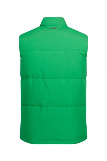 JP1880 818980 Gilet trapuntato in misto cotone Verde chiaro - Giubbotti - Giubbotti Uomo Taglie Forti