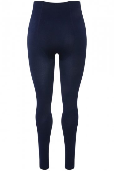 Ulla Popken 819652 Collant senza piede con effetto termico Blu scuro - Collant & calzini - 