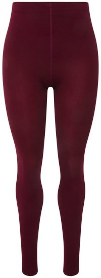 Ulla Popken 819652 Collant senza piede con effetto termico Bordeaux - Collant & calzini - 