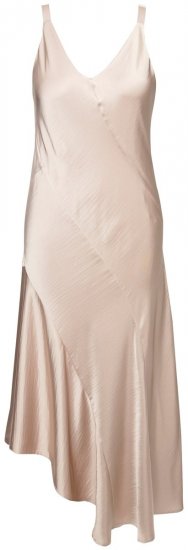 Ulla Popken 820341 Abito in raso senza maniche Tortora - Abiti da sera - Abiti da sera taglie forti