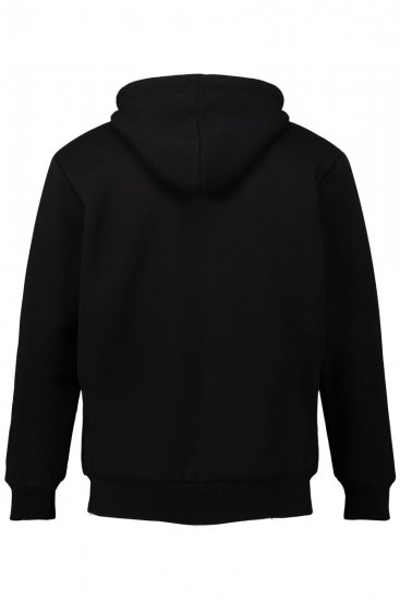 JP1880 820464 Giacca con cappuccio e fodera teddy Nero TALL - TALL felpe - Felpe TALL per uomo alto