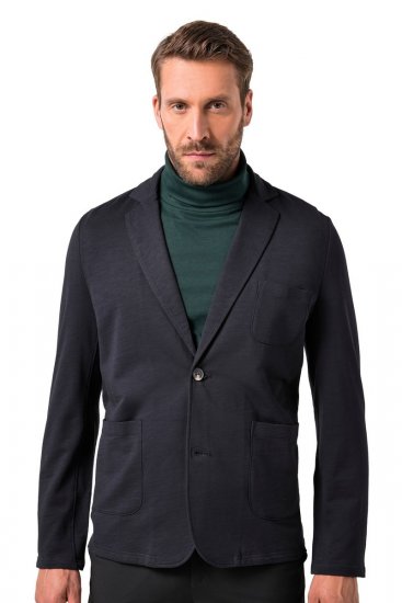 JP1880 820825 Blazer in felpa Nero - Abiti - Abiti da Uomo Taglie Forti