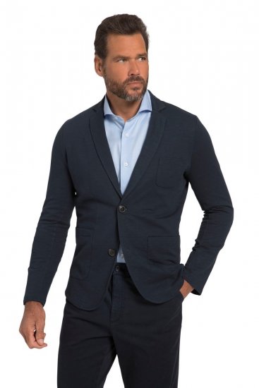 JP1880 820825 Blazer in felpa Blu scuro - Abiti - Abiti da Uomo Taglie Forti