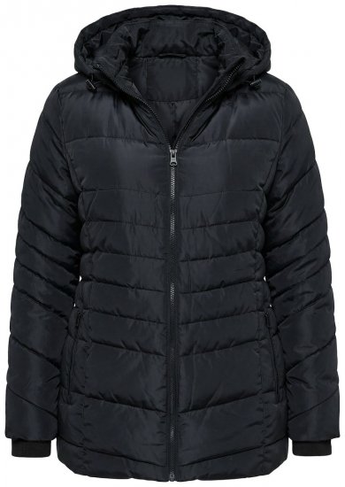 Ulla Popken 820889 Cappotto trapuntato Nero - Cappotti - Cappotti taglie forti da donna