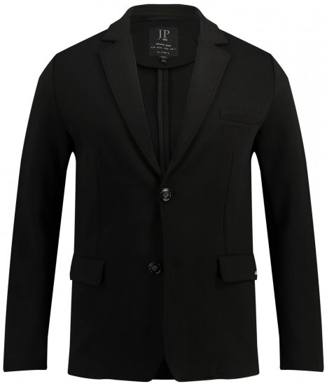 JP1880 New York Flexnamic Blazer in jersey con tasche a pattina Nero - Abiti - Abiti da Uomo Taglie Forti