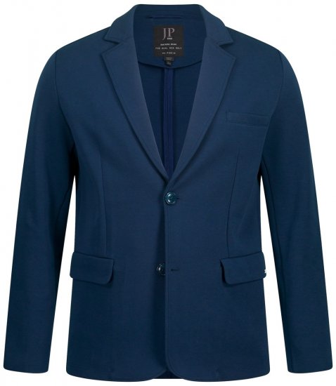 JP1880 New York Flexnamic Blazer in jersey con tasche a pattina Blu notte - Abiti - Abiti da Uomo Taglie Forti