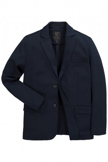 JP1880 New York Flexnamic Blazer in jersey con tasche a pattina Blu scuro - Abiti - Abiti da Uomo Taglie Forti