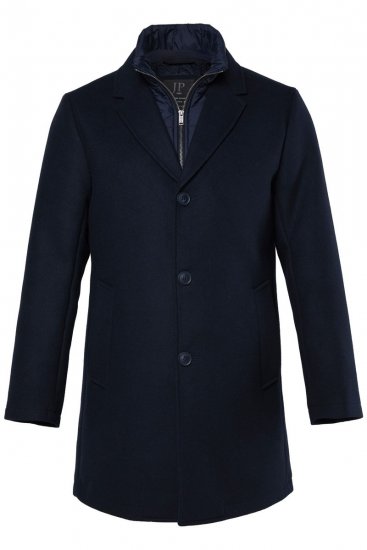 JP1880 821066 Trapuntato Cappotto in lana Blu navy - Giubbotti - Giubbotti Uomo Taglie Forti