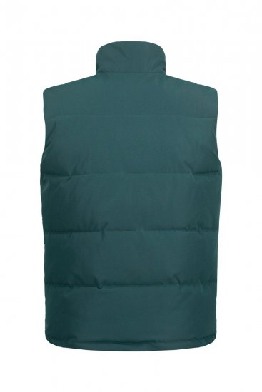 STHUGE 821232 Gilet trapuntato con zip Verde oliva - Giubbotti - Giubbotti Uomo Taglie Forti