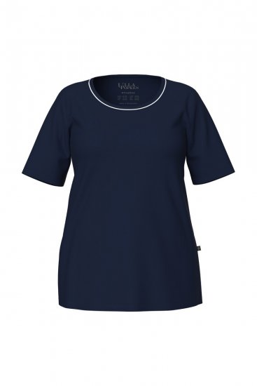 Ulla Popken 821244 Pigiama a pois Blu scuro - Pigiami/Loungewear - 