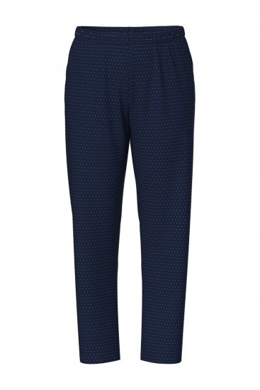 Ulla Popken 821244 Pigiama a pois Blu scuro - Pigiami/Loungewear - 