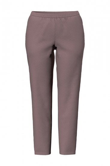 Ulla Popken 821244 Pigiama a pois Marrone - Pigiami/Loungewear - 