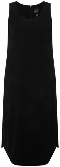 Ulla Popken 823276 Abito senza maniche Nero - Vestiti maxi - Abiti maxi taglie forti