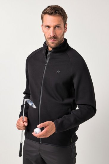 JAY-PI FLEXNAMIC® Golf Sweat Jacket with Zipper Black - Abbigliamento sportivo & Outdoor - Abbigliamento Sportivo Uomo Taglie Forti