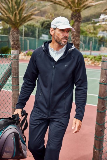 JP1880 Jay-Pi Flexnamic Tennis Training Softshell Jacket Dark Marine - Abbigliamento sportivo & Outdoor - Abbigliamento Sportivo Uomo Taglie Forti