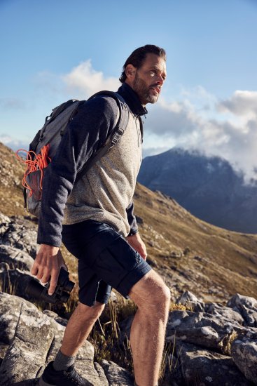 JP1880 Jay-Pi Flexnamic Bermuda Cargo Shorts Navy Blue - Abbigliamento sportivo & Outdoor - Abbigliamento Sportivo Uomo Taglie Forti