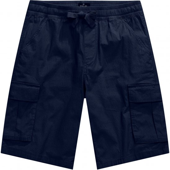 JP1880 Jay-Pi Flexnamic Bermuda Cargo Shorts Navy Blue - Abbigliamento sportivo & Outdoor - Abbigliamento Sportivo Uomo Taglie Forti