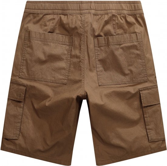 JP1880 Jay-Pi Flexnamic Bermuda Cargo Shorts Copper Brown - Abbigliamento sportivo & Outdoor - Abbigliamento Sportivo Uomo Taglie Forti