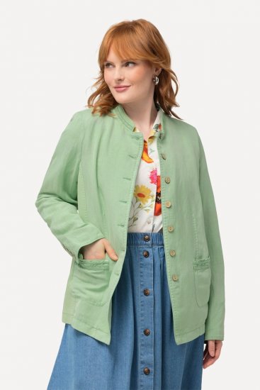 Ulla Popken 823539 Giacca Verde oliva - Giacche - Giacche taglie forti da donna