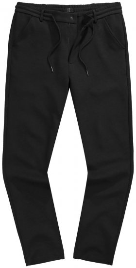 JP1880 New York Flexnamic Pantaloni in jersey con elastico in vita Nero - Abiti - Abiti da Uomo Taglie Forti