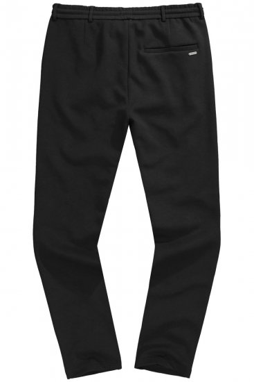 JP1880 New York Flexnamic Pantaloni in jersey con elastico in vita Nero - Abiti - Abiti da Uomo Taglie Forti