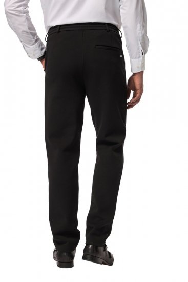 JP1880 New York Flexnamic Pantaloni in jersey con elastico in vita Nero - Abiti - Abiti da Uomo Taglie Forti