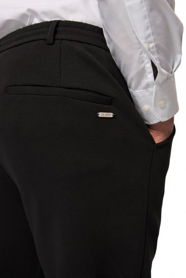 JP1880 New York Flexnamic Pantaloni in jersey con elastico in vita Nero - Abiti - Abiti da Uomo Taglie Forti