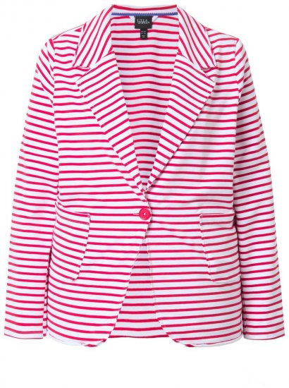 Ulla Popken 824355 Blazer in jersey Corallo - Blazer - Blazer Taglie Forti da Donna