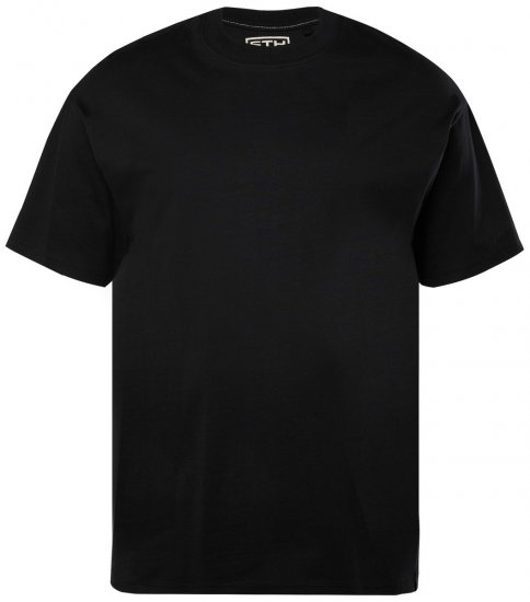 STHUGE 824720 T-shirt oversize Nero - Magliette - Magliette Uomo Taglie Forti