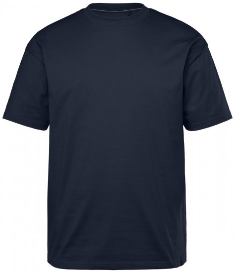 STHUGE 824720 T-shirt oversize Blu scuro - Magliette - Magliette Uomo Taglie Forti