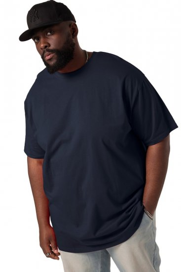 STHUGE 824720 T-shirt oversize Blu scuro - Magliette - Magliette Uomo Taglie Forti
