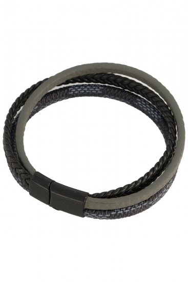 JP1880 824904 Bracciale extra lungo Nero - Gioielli - 
