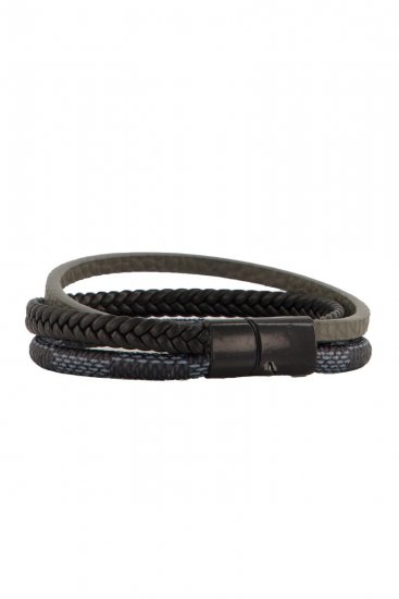 JP1880 824904 Bracciale extra lungo Nero - Gioielli - 