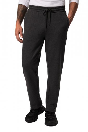 JP1880 825206 Pantaloni della tuta con vestibilità pancia Grigio scuro melange - Pantaloni & pantaloncini tuta - Pantaloni Tuta Uomo Taglie Forti