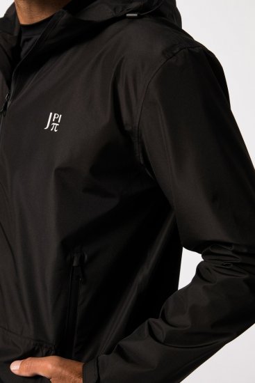 Jay-Pi 825611 Giacca antipioggia con cuciture nastrate Nero - Giubbotti - Giubbotti Uomo Taglie Forti