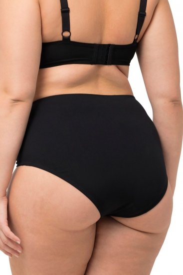 Ulla Popken 825676 Slip modellante a vita alta Nero - Intimo modellante - 