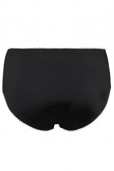 Ulla Popken 825790 Slip a fiori con pizzo Nero - Slip - 