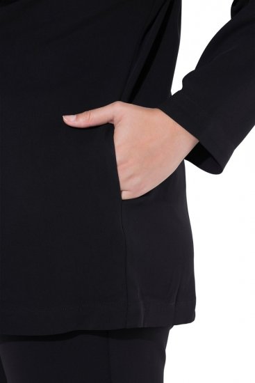Ulla Popken 825828 Giacca Nero - Giacche - Giacche taglie forti da donna