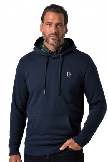 JP1880 825950 Felpa con cappuccio Blu scuro TALL - TALL felpe - Felpe TALL per uomo alto