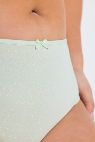 Ulla Popken 825984 Slip a pois confezione da 5 Azzurro - Slip - 