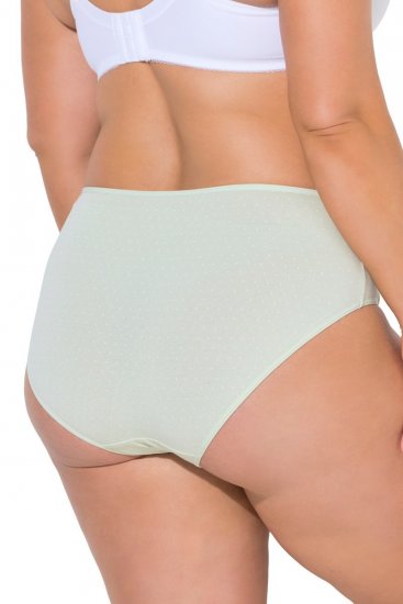 Ulla Popken 825984 Slip a pois confezione da 5 Azzurro - Slip - 