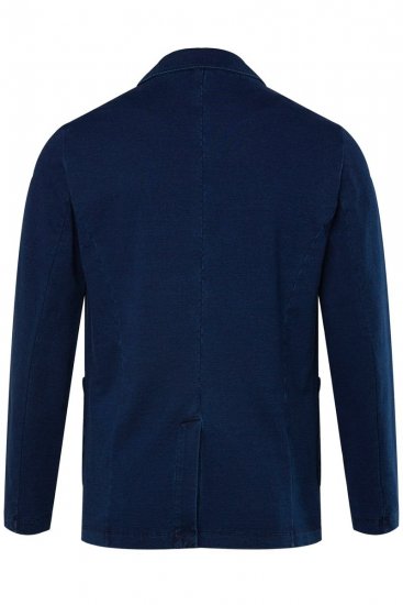 JP1880 826175 Blazer in felpa in stile vintage Blu scuro - Abiti - Abiti da Uomo Taglie Forti