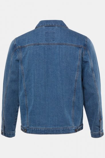 JP1880 826234 Giacca di jeans con taschini Blu denim - Giubbotti - Giubbotti Uomo Taglie Forti
