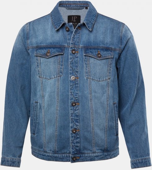 JP1880 826234 Giacca di jeans con taschini Blu denim - Giubbotti - Giubbotti Uomo Taglie Forti