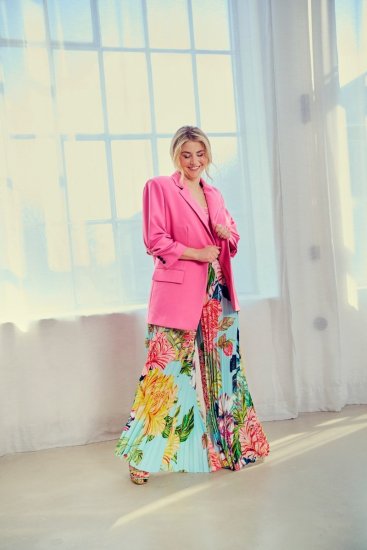 Ulla Popken 826487 Blazer oversize Rosa - Blazer - Blazer Taglie Forti da Donna