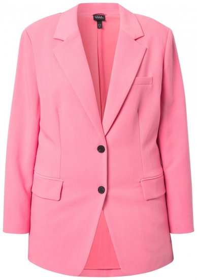 Ulla Popken 826487 Blazer oversize Rosa - Blazer - Blazer Taglie Forti da Donna