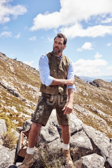 JP1880 Modern Fit Button-Down Collar Long Sleeve Check Shirt Light Blue - Camicie - Camicie Taglie Forti Uomo