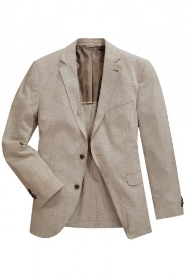 JP1880 Bamboo Flexnamic Blazer Sabbia - Abiti - Abiti da Uomo Taglie Forti